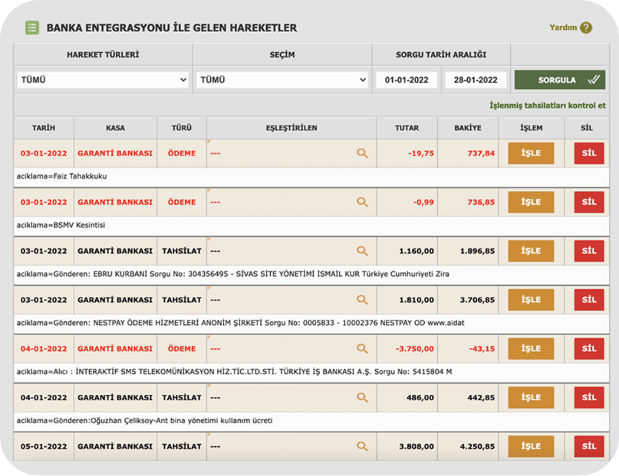 Online Banka Entegrasyonu